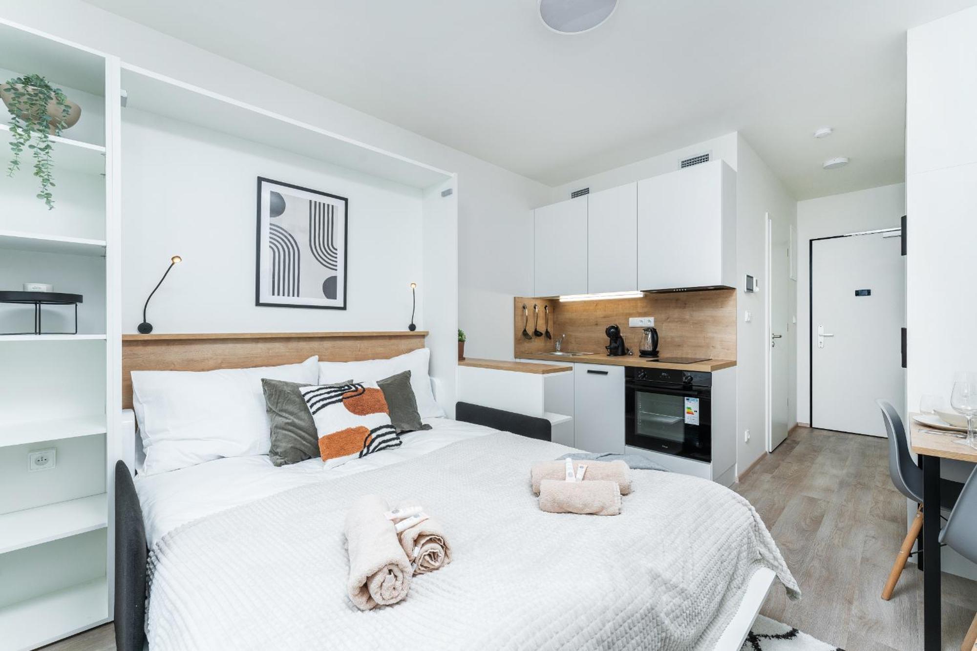 Mymozart Apartments Prague By Rentero Property Kültér fotó